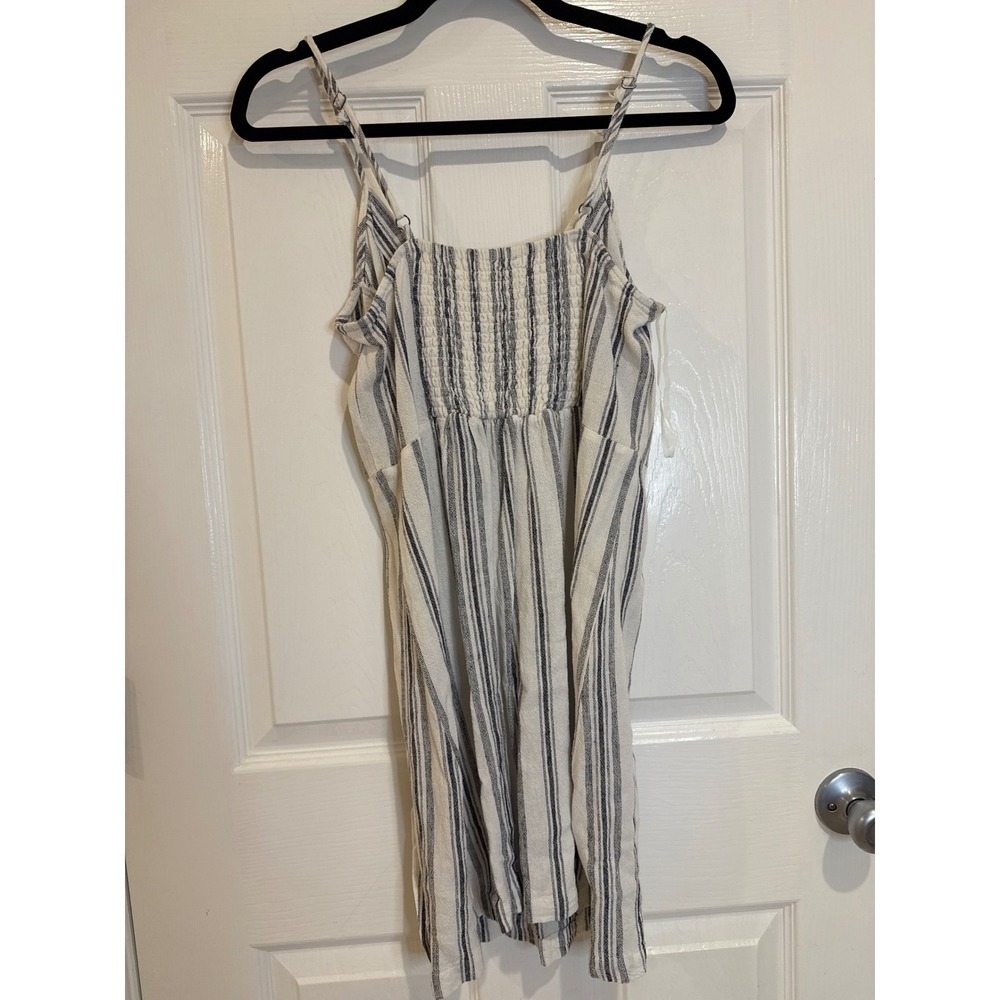 Justify Striped Mini Dress Button Front Sleeveless Casual Sundress Size S - Picture 5 of 5